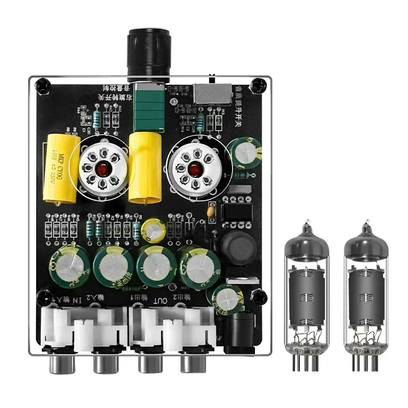 Home Cinema Amplifier - ปรีแอมป์หลอด 6K4 รุ่นอัพเกรด แอมพลิฟายเออร์ไฮไฟ ปรีแอมป์หลอด บัฟเฟอร์เสียง