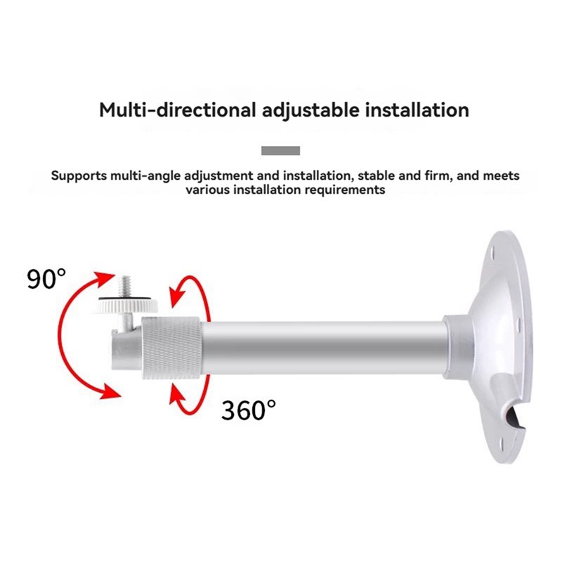 Projector Mount Ceiling - ขาตั้งโปรเจคเตอร์ 30 ซม. ขายึดกล้องวงจรปิดติดผนังและเพดาน พร้อมเกลียว 6