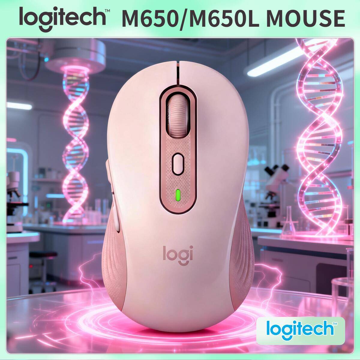 Logitech Home Cinema - โลจิเทค M650 และ M650L เมาส์บลูทูธหลายอุปกรณ์ คลิกเงียบ