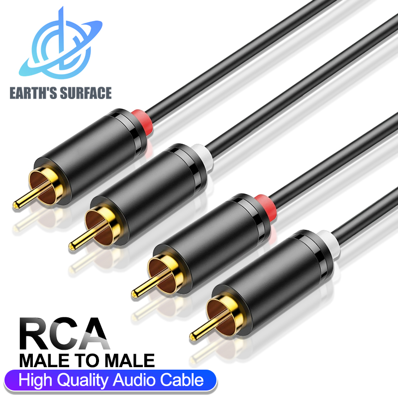 Home Cinema Amplifier - ไฮไฟสเตอริโอ RCA สาย 2RCA ถึง RCA