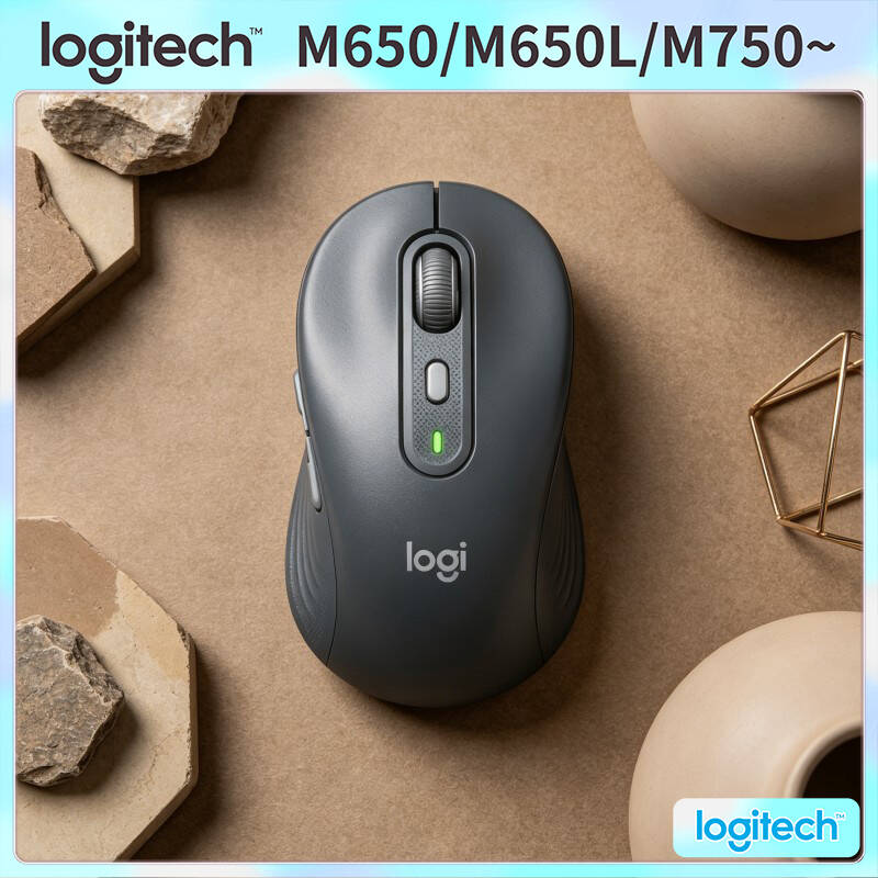 Logitech Home Cinema - เมาส์ไร้สาย Logitech M650 Signature - ดีไซน์ที่ยั่งยืน,