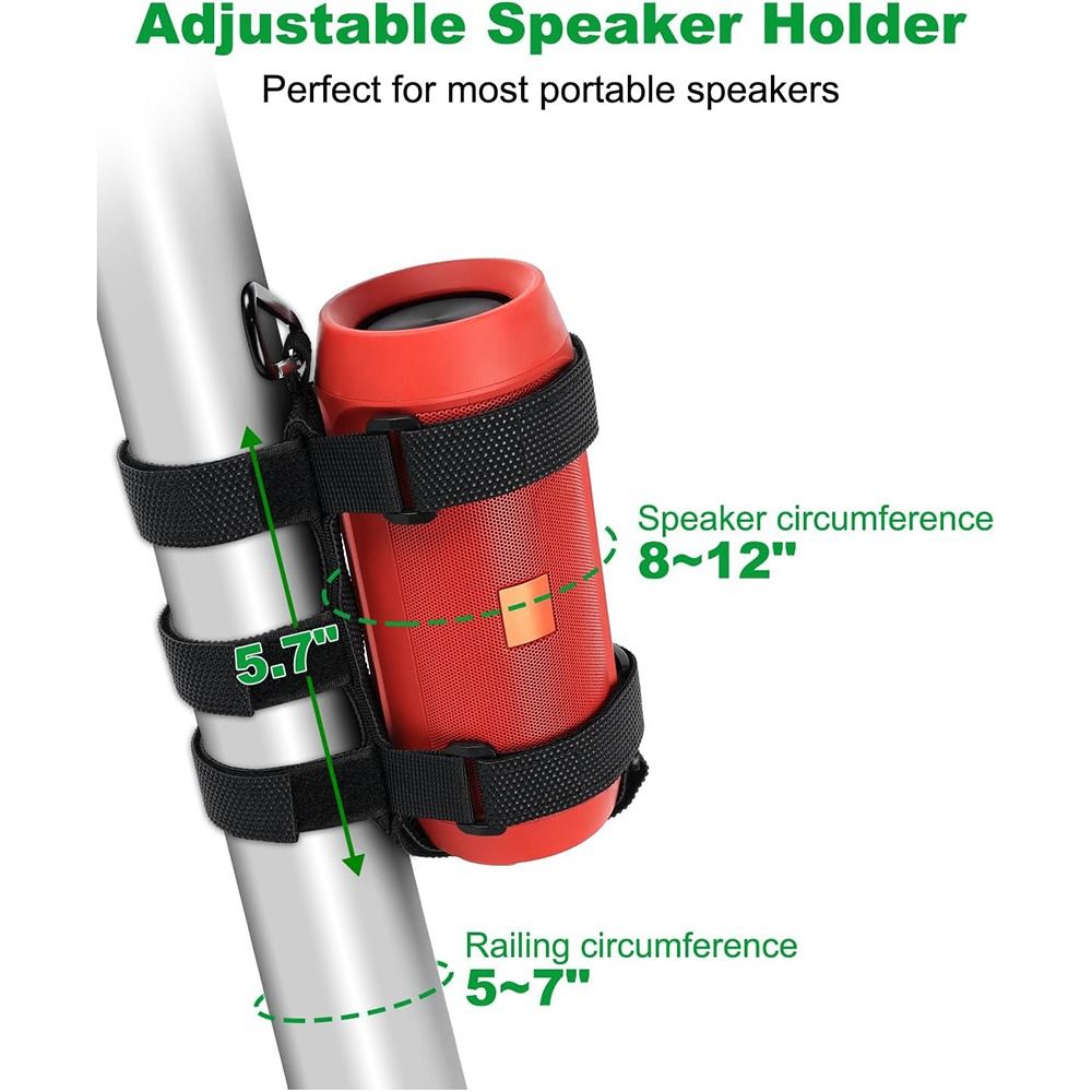 Jbl Speaker Flip 6 - ที่ยึดลำโพงสำหรับจักรยาน/รถกอล์ฟ/ราวเรือ สายรัดปรับระดับได้ ขายึดลำโพงสำหรับจักรยาน สำหรับ JBL Flip