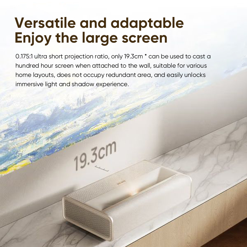 Home Cinema Ultra Short Throw Projector - XGIMI MIRA 4K โปรเจคเตอร์ทีวีเลเซอร์สามสีแบบฉายระยะใกล้พิเศษ ความสว่าง 2000
