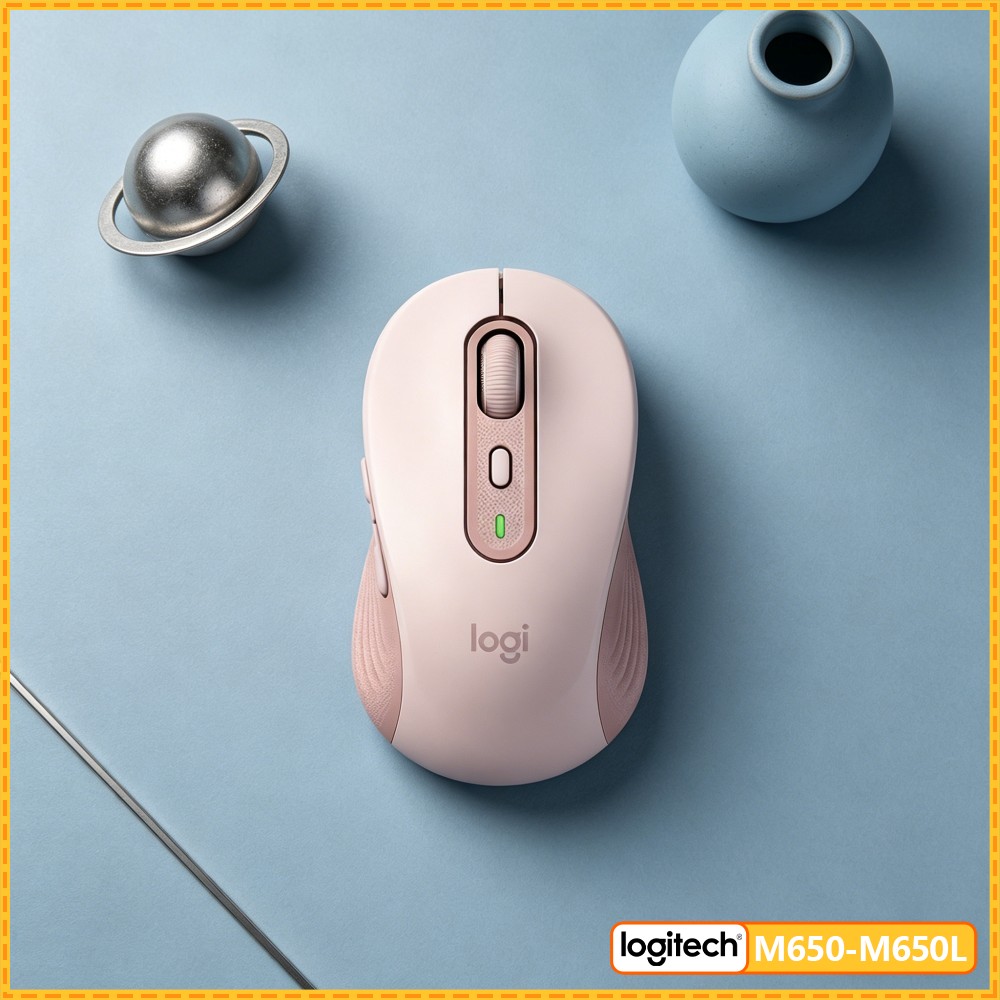 Logitech Home Cinema - เมาส์ไร้สายโลจิเทค M650 ซิกเนเจอร์ - เทคโนโลยี Silenttouch,