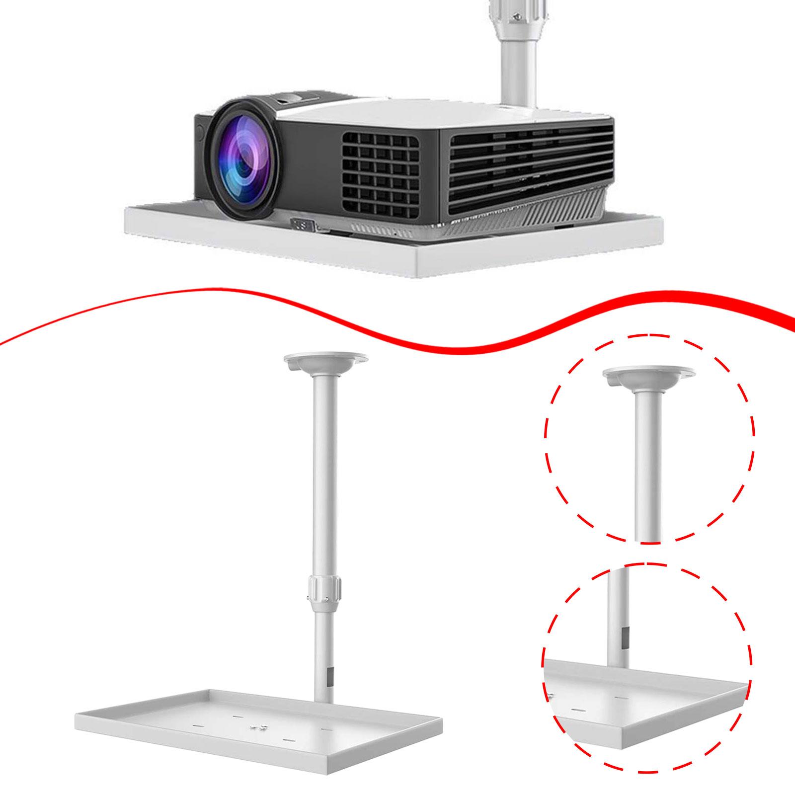 Projector Mount Ceiling - ขายึดเพดานโปรเจคเตอร์พร้อมถาดแขนขยายได้สําหรับห้องประชุมสํานักงาน