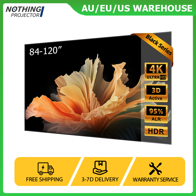 Home Cinema Ultra Short Throw Projector - จอโปรเจคเตอร์ NothingProjector Black Series ขนาด 100-120