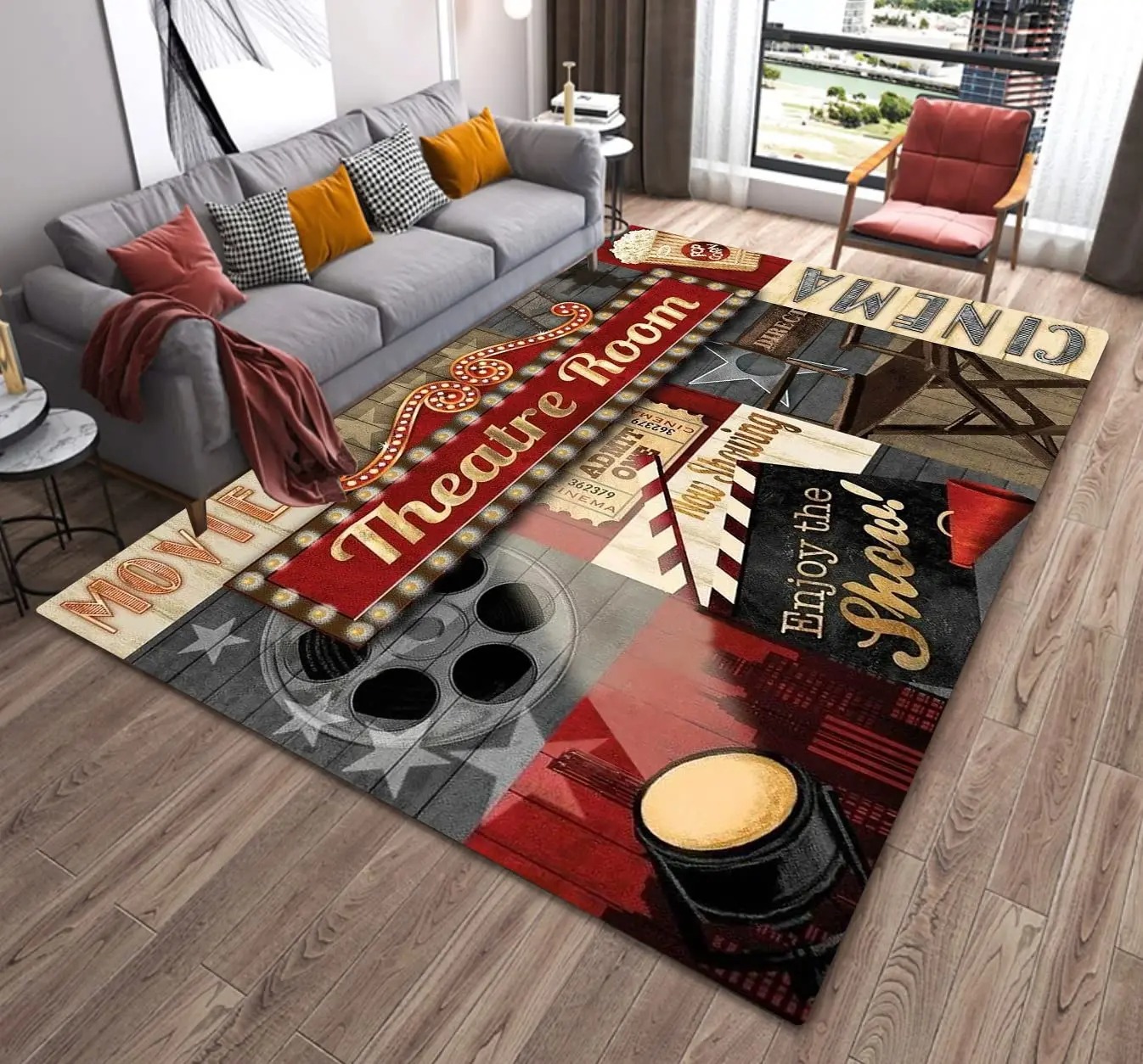 พรมปูพื้นกันพรมเช็ดเท้าหน้าประ - Home Cinema Interiors บทวิจารณ์และราคา