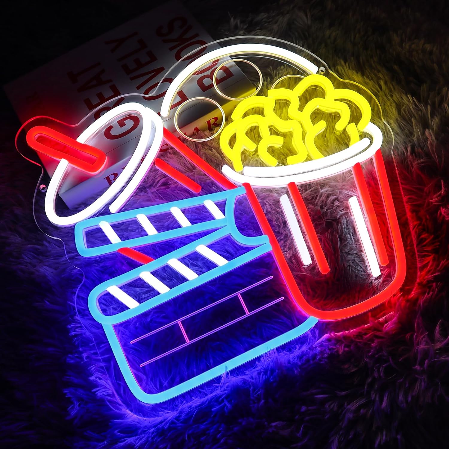 ไฟนีออนตกแต่งผนังรูปโรงภาพยนตร - Home Cinema Wall Lights บทวิจารณ์และราคา