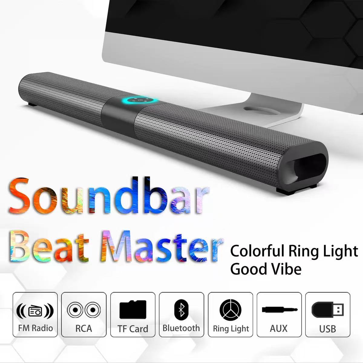 BS-20 ซาวด์บาร์ไร้สาย ลำโพงบลู - Home Cinema Wall Lights บทวิจารณ์และราคา