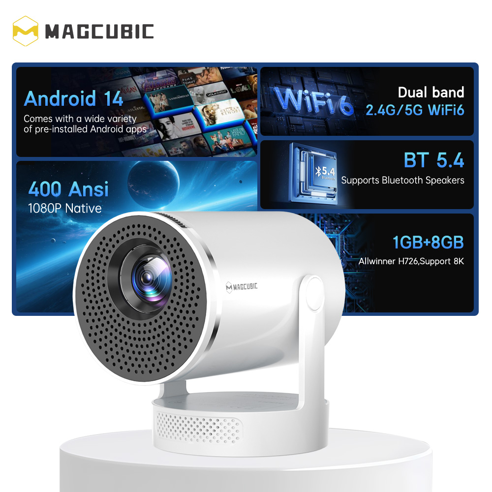 โปรเจคเตอร์ Magcubic Android 1 - Home Cinema Focal บทวิจารณ์และราคา