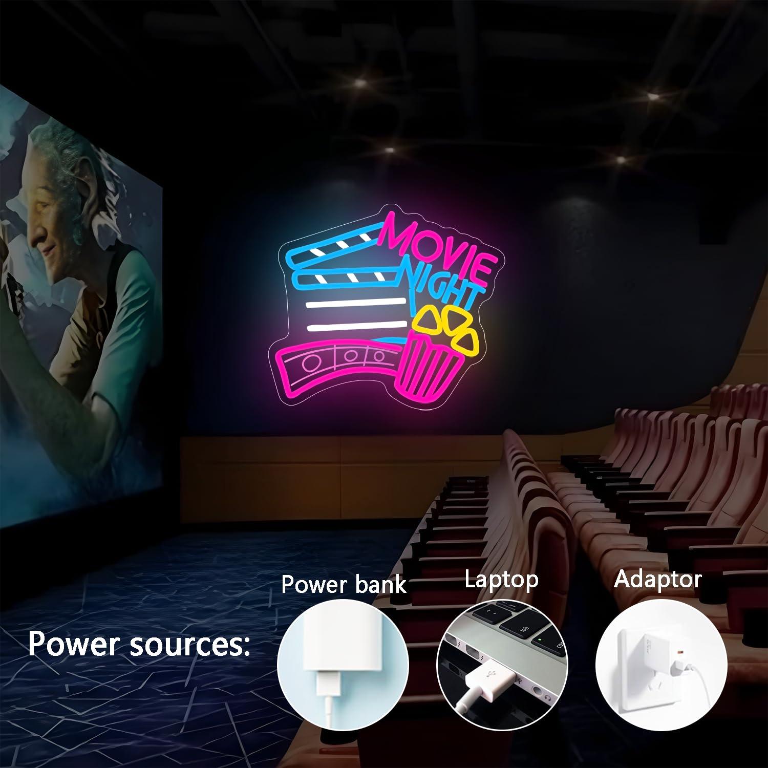 ป้ายไฟนีออนสำหรับชมภาพยนตร์ ไฟ - Home Cinema Wall Lights บทวิจารณ์และราคา