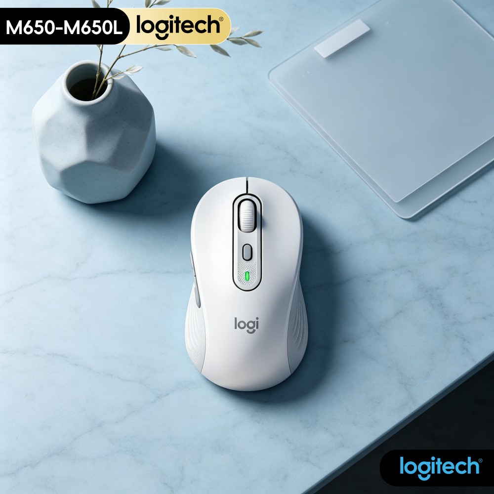 เมาส์ไร้สาย Logitech M650 แบบ  - Logitech Home Cinema บทวิจารณ์และราคา