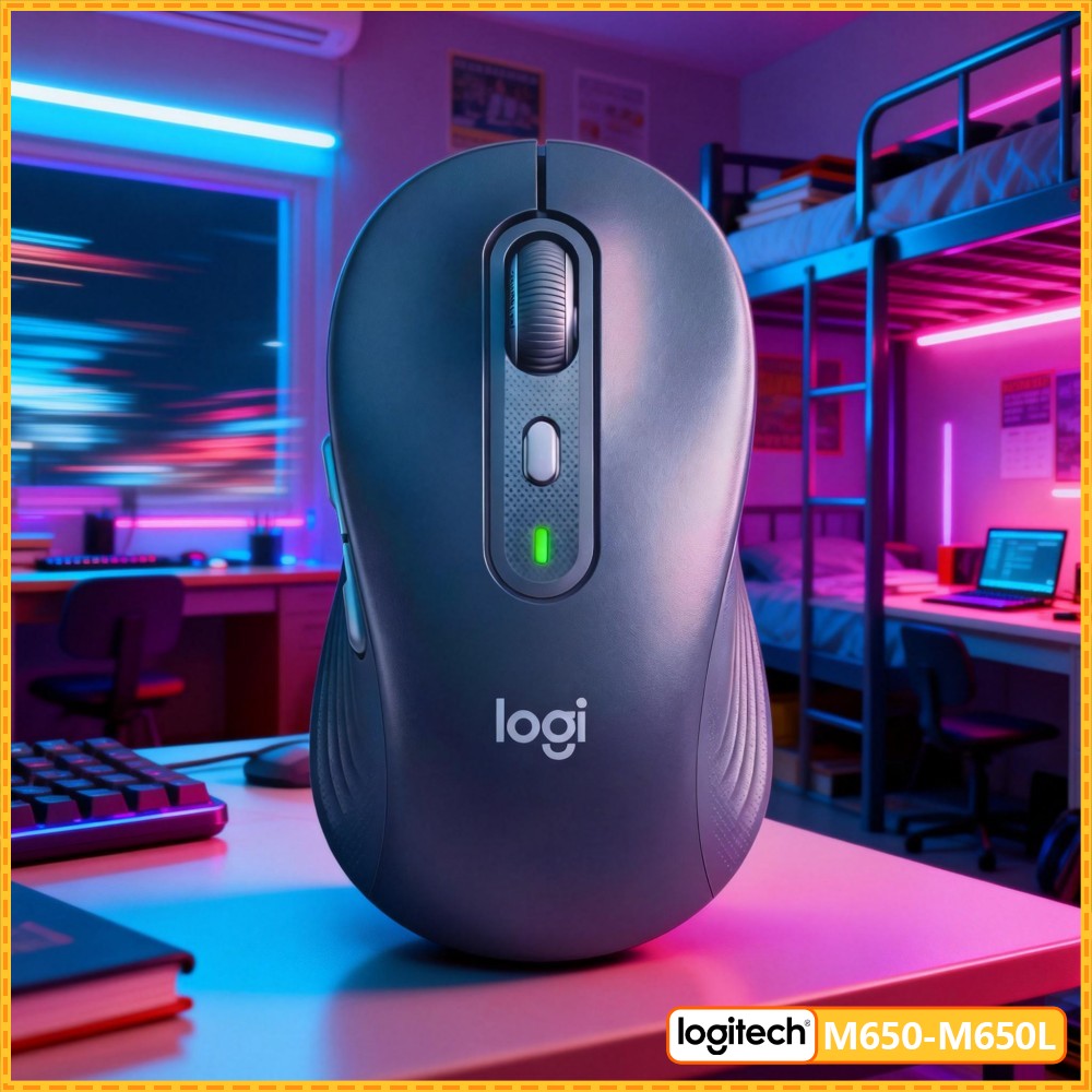 เมาส์ Logitech M650/M650L Sign - Logitech Home Cinema บทวิจารณ์และราคา