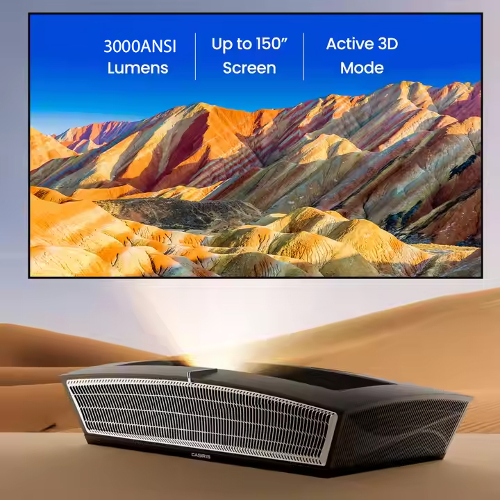 โปรเจคเตอร์ CASIRIS H6 Pro 4K  - Home Cinema Ultra Short Throw Projector บทวิจารณ์และราคา