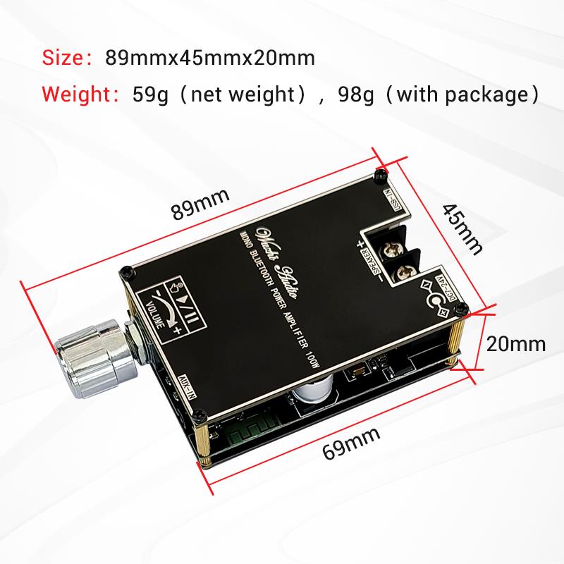 โมดูลเครื่องขยายเสียงบลูทูธ 5. - Home Cinema Amplifier บทวิจารณ์และราคา