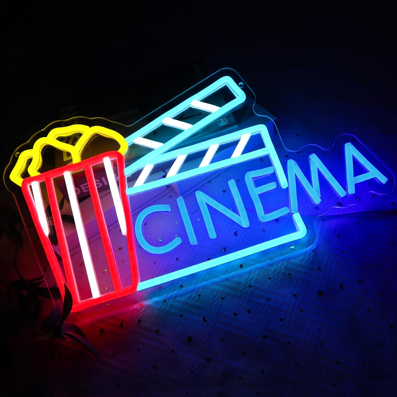 ไฟนีออนตกแต่งผนังรูปโรงภาพยนตร - Home Cinema Wall Lights บทวิจารณ์และราคา