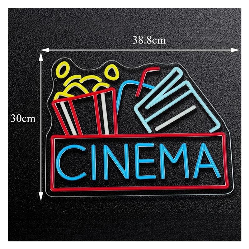 ป้ายไฟนีออนโรงภาพยนตร์ ใช้พลัง - Home Cinema Wall Lights บทวิจารณ์และราคา