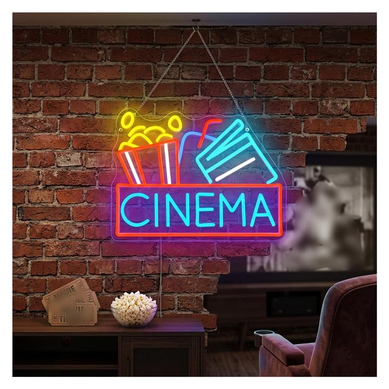 ป้ายไฟนีออนโรงภาพยนตร์ ใช้พลัง - Home Cinema Wall Lights บทวิจารณ์และราคา