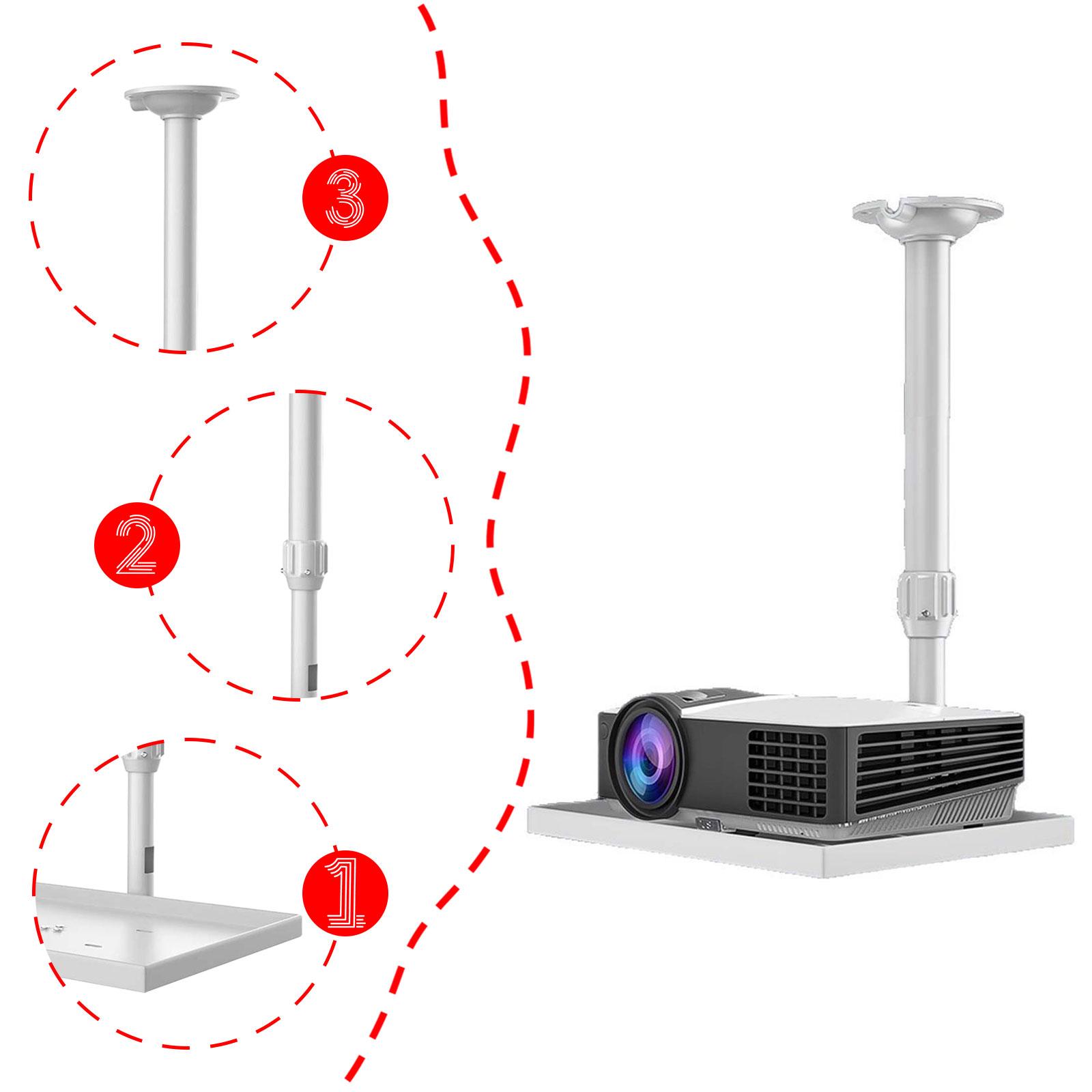 ขายึดเพดานโปรเจคเตอร์พร้อมถาดแ - Projector Mount Ceiling บทวิจารณ์และราคา