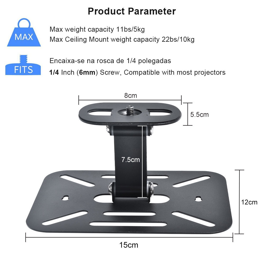 ขาตั้งโปรเจคเตอร์สำหรับโฮมเธีย - Projector Mount Ceiling บทวิจารณ์และราคา