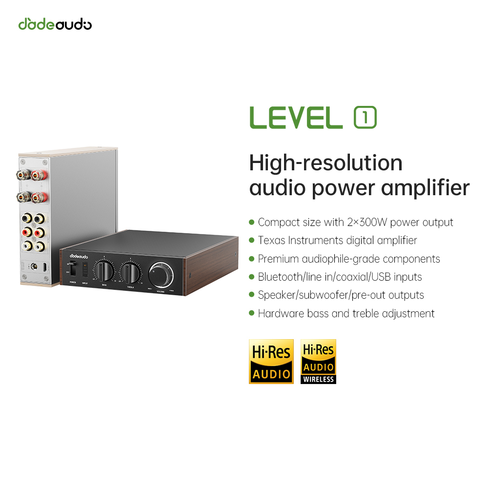 เจดออดิโอ เลเวล 1 เดสก์ท็อปไฮไ - Home Cinema Amplifier บทวิจารณ์และราคา